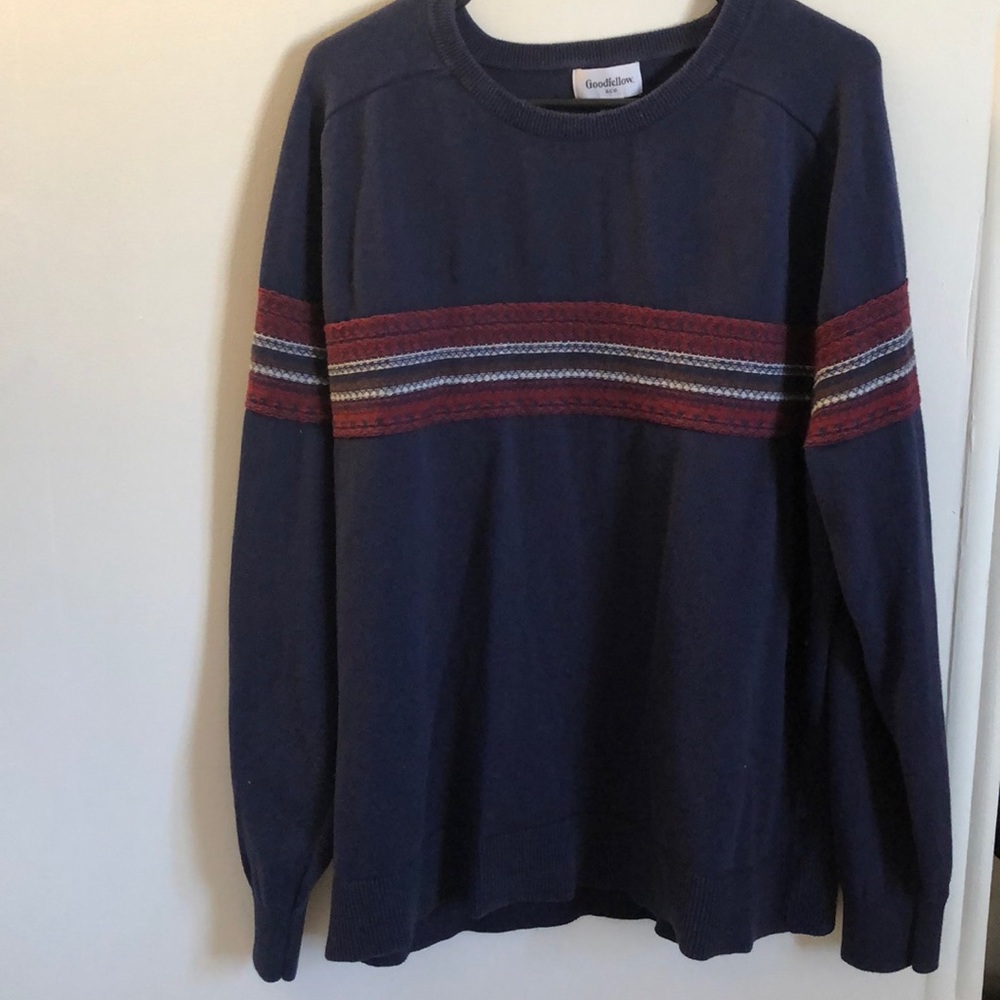 MENS Navy Blue Long Sleeve